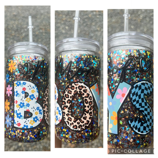 16 oz Snowglobe Tumbler
